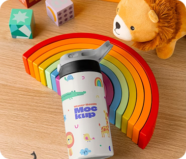 happy-father-carrying-son-with-daughter-having-breakfast